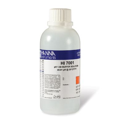 Hanna Buffer Solution, 1.68 pH, 230 mL bottle - HI7001M