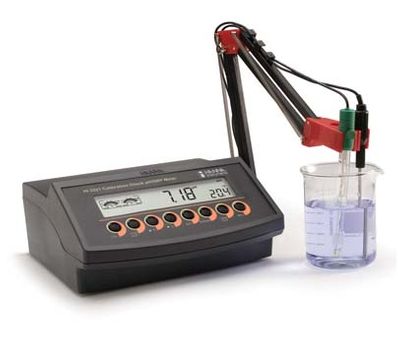 Hanna Calibration Check pH/ORP/Temperature Benchtop Meter - HI2221-01