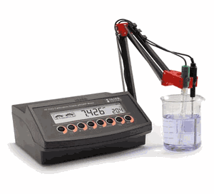Hanna Calibration Check pH/ORP/Temperature Benchtop Meter with extended pH range - HI2223-01