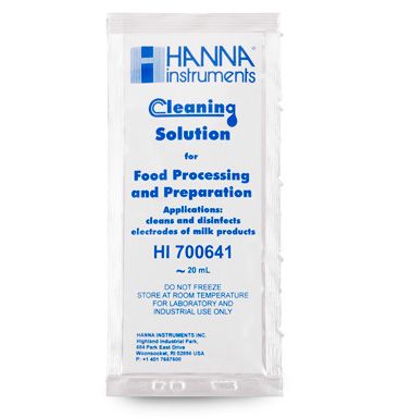 Hanna Cleaning and Disinfection Solution for Dairy Products (Food Industry) 25 x 20 mL sachet - HI700641P