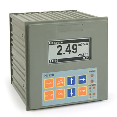 Hanna Conductivity Process Digital Controller with Inductive Probe, Dual Analog Output, 115V - HI720224-1