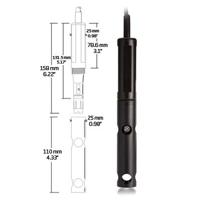 Hanna DO Probe with Protective Sleeve, 4 m cable - HI76407/4F