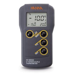 Hanna Dual-input, K-Type Thermocouple Thermometer - HI93532