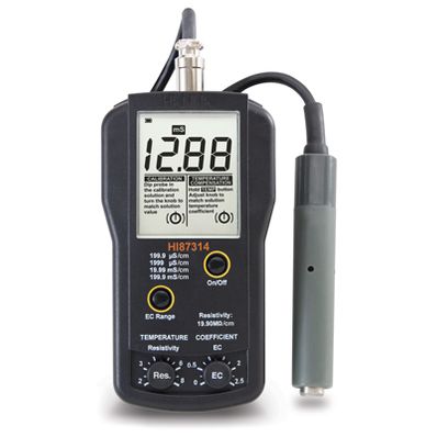 Hanna EC and Resistivity Portable Meter - HI87314