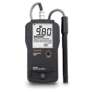 Hanna EC Portable Meter 0.01 mS/cm resolution - HI86304