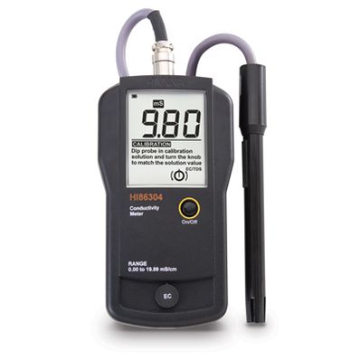 Hanna EC Portable Meter 0.01 mS/cm resolution - HI86304