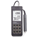 Hanna EC/TDS/NaCl/°C Meter with PC Connectivity - HI98360