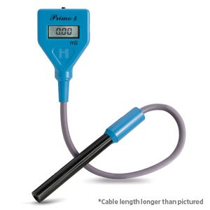 Hanna EC Tester with 0.01 mS/cm resolution with remote probe & batteries - PRIMO4 Hanna EC Tester with 0.01 mS/cm resolution with remote probe & batteries - PRIMO4