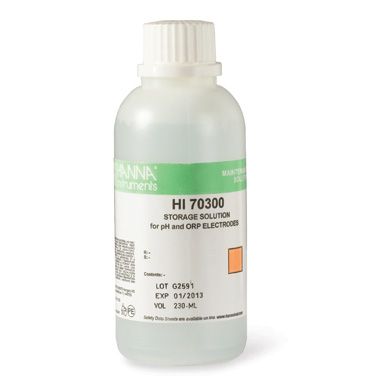 Hanna Electrode Storage Solution 1 x 230 mL bottle - HI70300M Hanna Electrode Storage Solution 1 x 230 mL bottle - HI70300M
