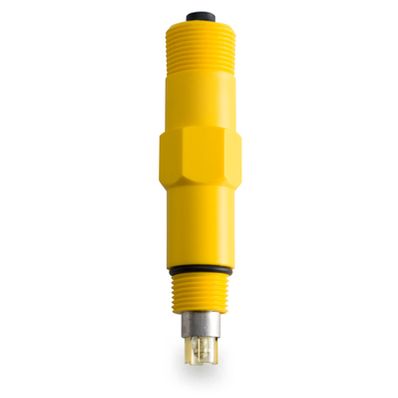 Hanna Flow-thru Monitoring ORP Electrode, Au Sensor, with Matching Pin, Amplifier and DIN Connection and 0.5 m Cable - HI2008