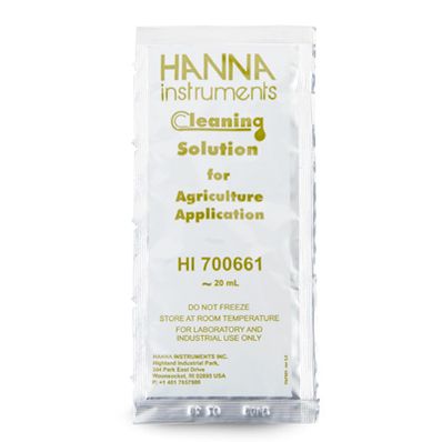Hanna General Purpose Cleaning Solution for Agriculture 25 x 20 mL sachet - HI700661P