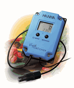 Hanna Gro'Chek EC/TDS/Temperature Monitor high range EC and TDS measurement, 115V - HI993302-01