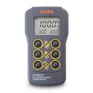Hanna K, J, T-Type Thermocouple Thermometer with PC Connectivity - HI93551R
