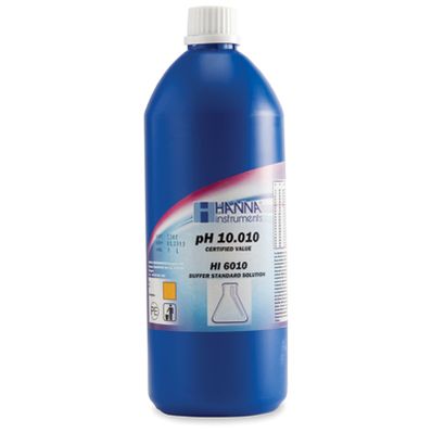 Hanna Millesimal Buffer Solution, 10.010 pH, 1 L bottle - HI6010-01