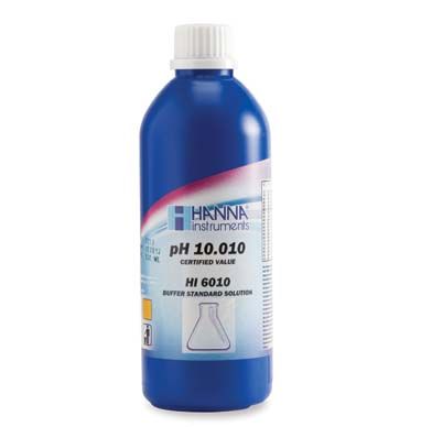 Hanna Millesimal Buffer Solution, 10.010 pH, 500 mL bottle - HI6010