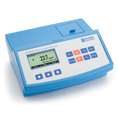 Hanna Nutrient Analysis Photometer for Greenhouses and Hydroponics, Basic, 115V - HI83215-01