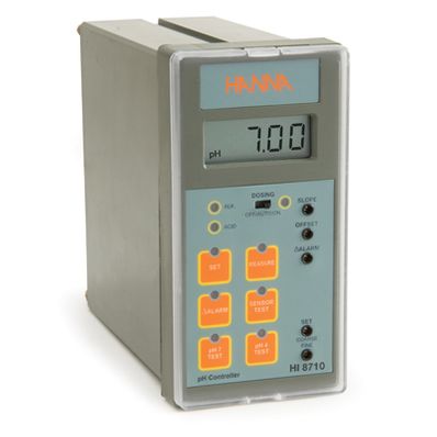 Hanna Panel Mounted pH Controller with Isolated Out, Transmitter - HI8710