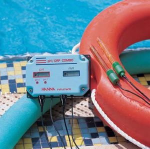 Hanna pH/ORP Indicator with LED Alarm Signals, 12VDC - HI981406-01