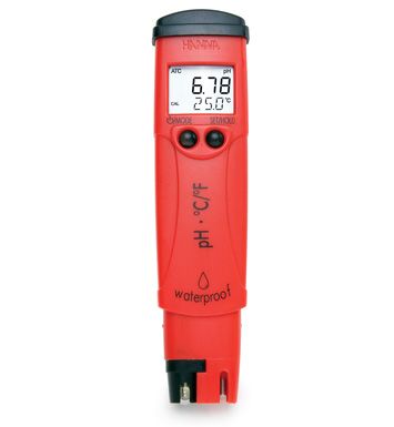 Hanna pHep®5 pH/Temperature Tester, 0.01 pH resolution - HI98128