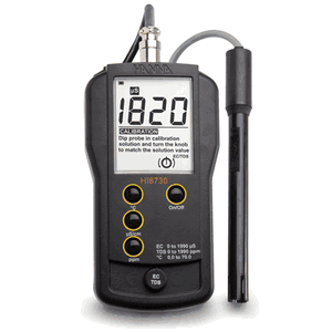 Hanna Portable EC, TDS and Temperature Meter - HI8730