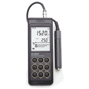 Hanna Portable EC/TDS/NaCl/C Meter - HI9835