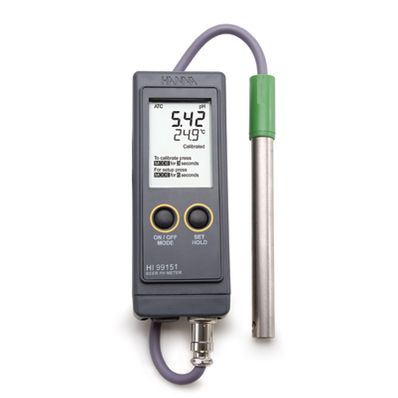 Hanna Portable Waterproof pH Meter for the Beer Industry - HI99151
