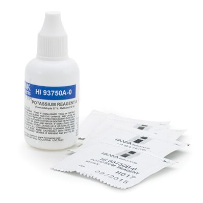 Hanna Reagent Kit for Potassium, Turbidimetric Method (100 Tests) - HI93750-01