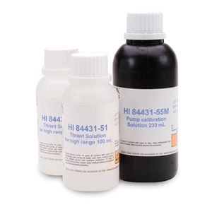 Hanna Reagents Kit for High Range Alkalinity - HI84431-72 Hanna Reagents Kit for High Range Alkalinity - HI84431-72