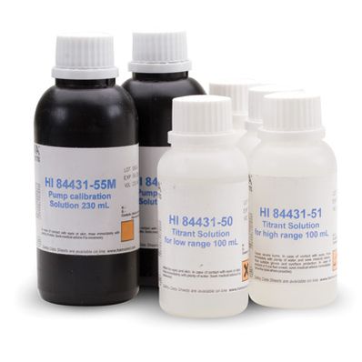 Hanna Reagents Kit for Low and High Range Alkalinity - HI84431-70