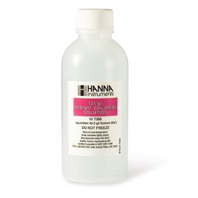 Hanna Standard Solution at 125 g/L NaCl - HI7089M