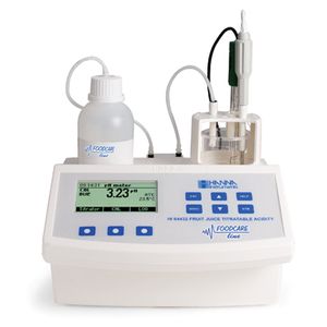 Hanna Titratable Acidity Mini Titrator and pH Meter for Fruit Juice, 115V - HI84432-01