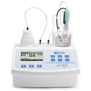 Hanna Titratable Acidity Mini Titrator and pH Meter for Mayonnaise, 115V - HI84437-01