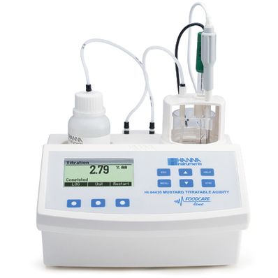 Hanna Titratable Acidity Mini Titrator and pH Meter for Mustard, 115V - HI84435-01
