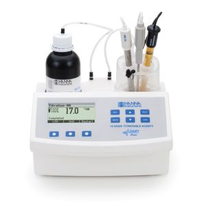 Hanna Titratable Acids Mini Titrator and pH Meter for the Dairy Industry, 115V - HI84429-01