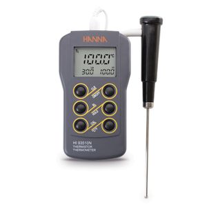 Hanna Waterproof Thermistor Thermometer with Calibration Feature - HI93510N