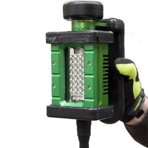 Western Technology 21LED Explosion Proof Light with 100' Electric Cable & Non-Hazardous Power Box and Plug Choose Handle - 2106A BRICKette