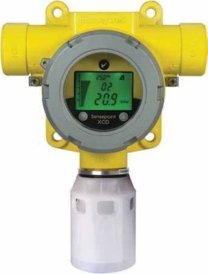 Honeywell Analytics Sensepoint XCD Gas Detector, 4 to 20 mA and Modbus output, ATEX/IECEx/Asian approvals, 2 x M20 entries, painted LM25, includes oxygen EC sensor cartridge 0 to 25% v/v, includes nylon weather protection - SPXCDALMO1M
