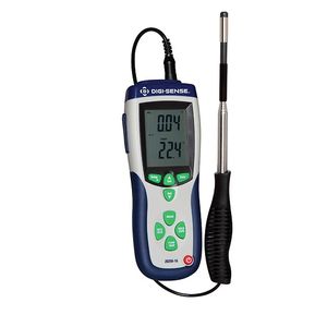 Digi-Sense Hot Wire Thermoanemometer with NIST Traceable Calibration - WD-20250-16 Digi-Sense Hot Wire Thermoanemometer with NIST Traceable Calibration - WD-20250-16