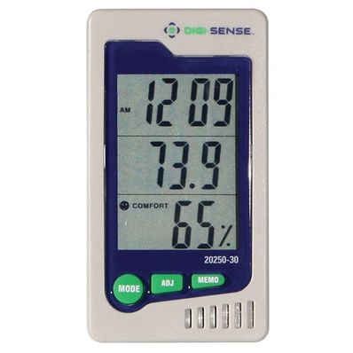 Digi-Sense Precalibrated Humidity and Temperature Indicator - WD-20250-30 Digi-Sense Precalibrated Humidity and Temperature Indicator - WD-20250-30