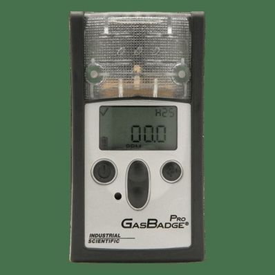 Industrial Scientific Gasbadge Pro Single Gas Monitor, H2S, BRAZIL INMETRO - 18100060-2B