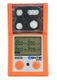 Industrial Scientific Ventis MX4 Multi-Gas Monitor, CO, O2, Slim Extended Li-ion Battery, Desktop Charger, Without Pump, Orange, UL/CSA, Spanish - VTS-01034101103