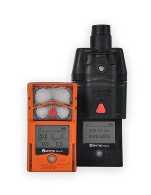 Industrial Scientific Ventis Pro Series, LEL (Pentane), CO/H2S, O2, Li-ion, Desktop Charger, Orange, NOM/NYCE, Spanish - VP5-KJ031101F03