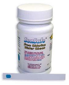 ITS Free Chlorine Water Quality Test Strips, Free, bottle of 50 - 481026