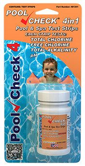 ITS Pool Check 4 in 1, Bottle of 50 Test Strips - 481341