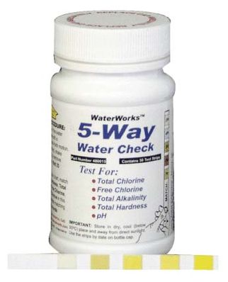 ITS WaterWorks 5-Way Water Check, bottle of 50 - 480015