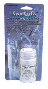 ITS WaterWorks and SenSafe Copper Check Water Quality Test Strips, bottle of 25 - 480011