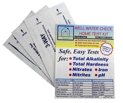 ITS Waterworks Well Water Check Home Test Kit, 2 tests of each - 481302