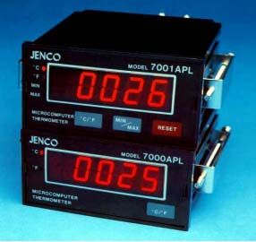 Jenco Microprocessor Panel Meter, 1/8 DIN, Selectable - 7000APL