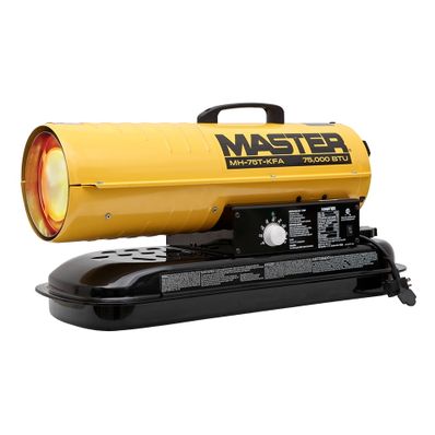 Master 75,000 BTU Kerosene Forced Air Heater with Thermostat - MH-75T-KFA