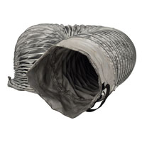 Master High Temperature 12" x 15' Gray Flexible Ducting with Cinch Straps for - MHD-BX1215 Master High Temperature 12" x 15' Gray Flexible Ducting with Cinch Straps for - MHD-BX1215